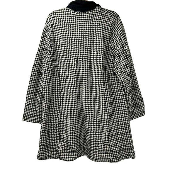 Ralph Lauren Women's Size 2X Merino & Lambswool Blend Coat Houndstooth - Picture 9 of 13